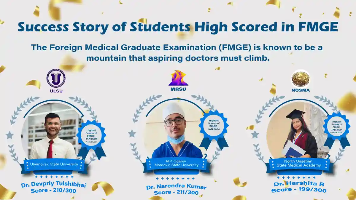 Success Story to Score in FMGE by Students